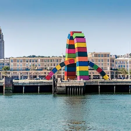 Apartment Vue Imprenable, Spacieux Et Chic Le Havre, 1 Chambre, 1 Baignoire, Capacite 2 Personnes Ou Famille 3 Personnes Le Havre