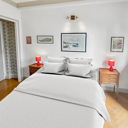 Vue Imprenable Mer, Spacieux Et Chic, Quartier Calme Le Havre, Capacite 2 Personnes Ou Famille 3 Personnes,1 Chambre, Baignoire Apartament *