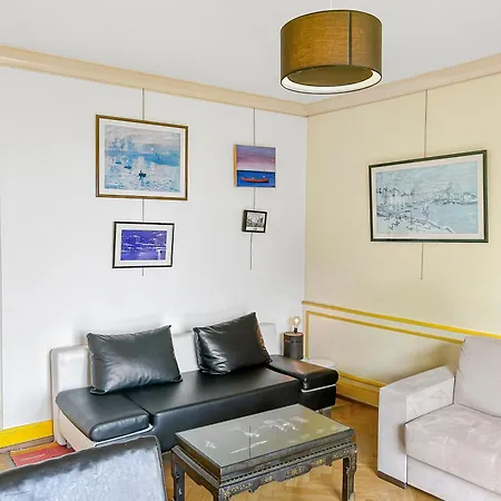 Vue Imprenable Mer, Spacieux Et Chic, Quartier Calme Le Havre, Capacite 2 Personnes Ou Famille 3 Personnes,1 Chambre, Baignoire