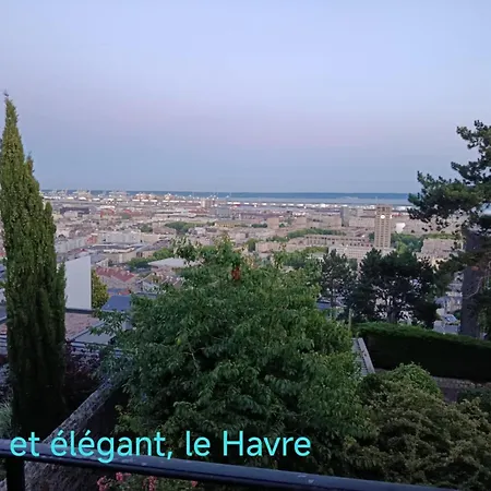 Chic Vue Terrasse Le Havre, Capacite 2 Personnes Ou Famille 3 Personnes,1 Chambre, Baignoire, Quartier Calme Апартаменты *