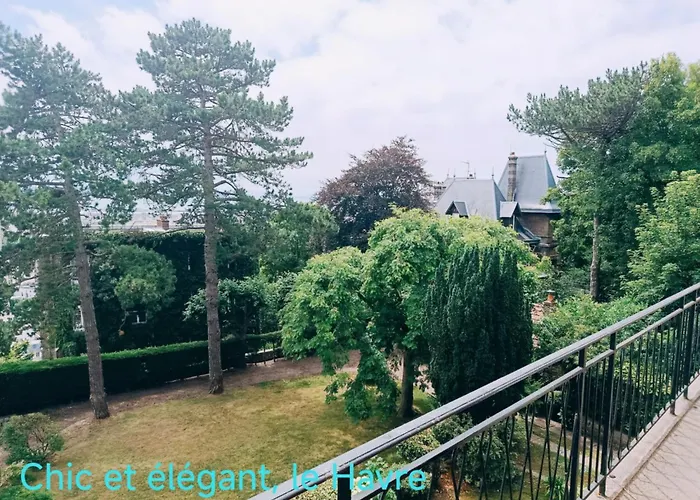 Апартаменты Chic Vue Terrasse Le Havre, Capacite 2 Personnes Ou Famille 3 Personnes,1 Chambre, Baignoire, Quartier Calme *