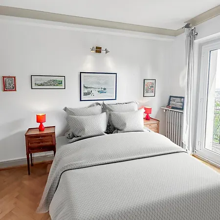 Apartment Quartier Chic Et Calme Vue Magnifique, Terrasse Privee,65M2, Baignoire, Le Havre, *