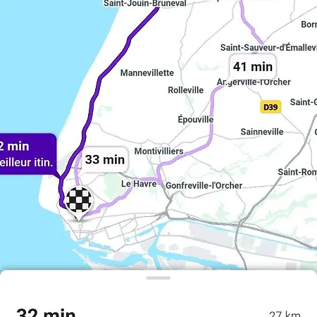 شقة Spacieux Et Chic Le Havre, Capacite 2 Personnes Ou Famille 3 Personnes,1 Chambre, Baignoire *