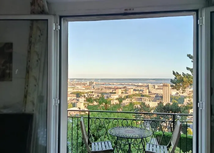 Apartamento Chic Vue Mer, Terrasse, Capacité 2 Personnes Ou Famille 3 Personnes,1 Chambre, Baignoire, Quartier Calme *